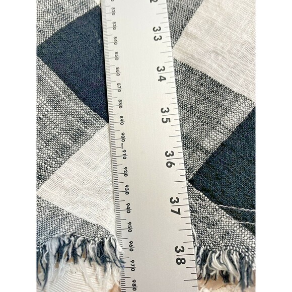 Philosophy Gingham Dress Black & White 6 Halter Linen Blend Lined Cocktail NWT - Picture 14 of 14